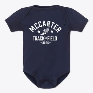 Mccarter Elementary School Track and Field Baby Onesie