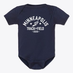 Minneapolis High School Track and Field Baby Onesie
