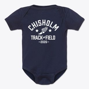 Chisholm Middle School Track and Field Baby Onesie