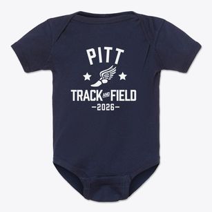 Pitt Academy Track and Field Baby Onesie