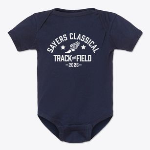Sayers Classical Academy Track and Field Baby Onesie