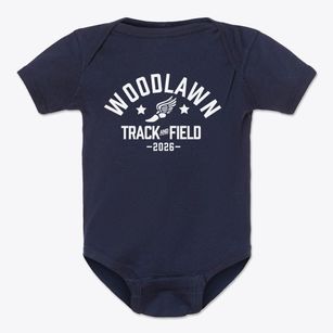 Woodlawn Elementary School Track and Field Baby Onesie