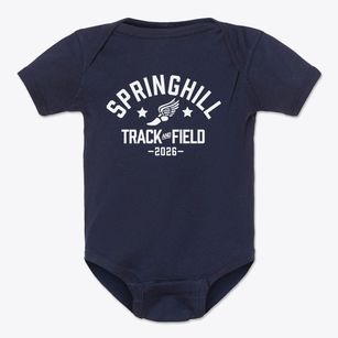 Springhill Junior High School Track and Field Baby Onesie