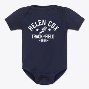 Helen Cox Junior High School Track and Field Baby Onesie
