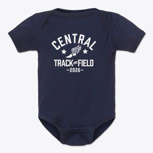 Central Middle School Track and Field Baby Onesie