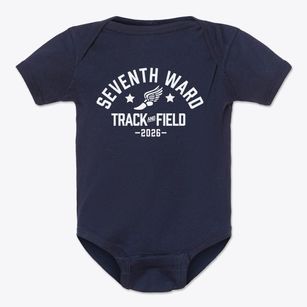 Seventh Ward Elementary School Track and Field Baby Onesie