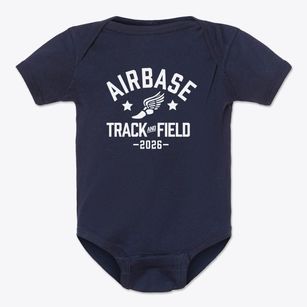 Airbase Baptist School Track and Field Baby Onesie