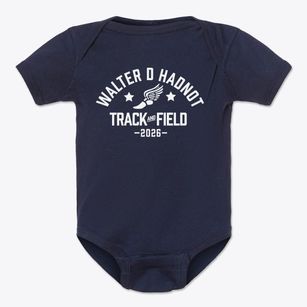 Walter D Hadnot Primary School Track and Field Baby Onesie