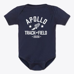 Apollo Elementary School Track and Field Baby Onesie