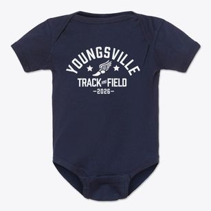 Youngsville Middle School Track and Field Baby Onesie