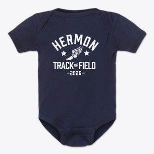 Hermon Middle School Track and Field Baby Onesie