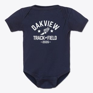 Oakview Elementary School Track and Field Baby Onesie