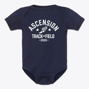 Ascension Lutheran School Track and Field Baby Onesie