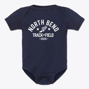 North Bend Elementary School Track and Field Baby Onesie