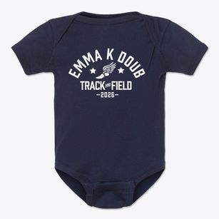 Emma K Doub Elementary School Track and Field Baby Onesie