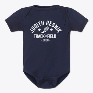 Judith Resnik Elementary School Track and Field Baby Onesie