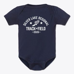 Silver Lake Regional Junior High School Track and Field Baby Onesie