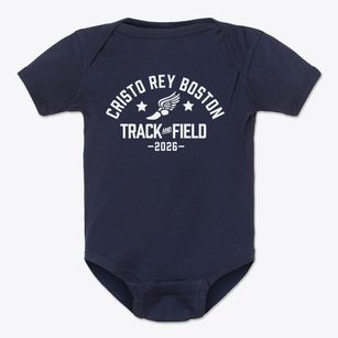Cristo Rey Boston High School Track and Field Baby Onesie