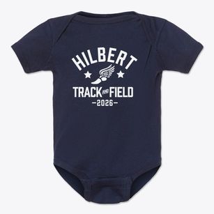 Hilbert Junior High School Track and Field Baby Onesie