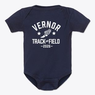 Vernor Elementary School Track and Field Baby Onesie