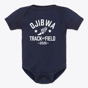 Ojibwa Elementary School Track and Field Baby Onesie