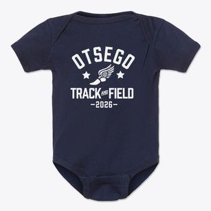 Otsego Middle School Track and Field Baby Onesie