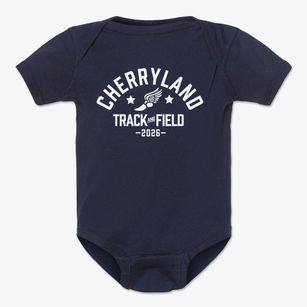 Cherryland Middle School Track and Field Baby Onesie