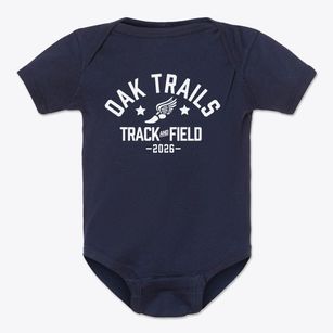 Oak Trails School Track and Field Baby Onesie