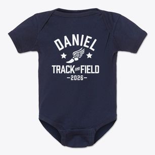 Daniel Intermediate School Track and Field Baby Onesie