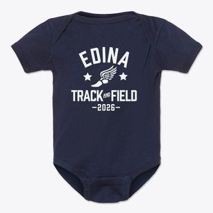 Edina High School Track and Field Baby Onesie