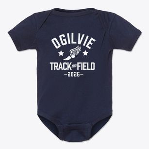 Ogilvie Public School Track and Field Baby Onesie