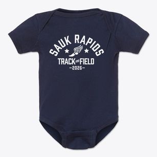 Sauk Rapids Middle School Track and Field Baby Onesie