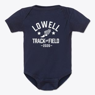 Lowell Elementary School Track and Field Baby Onesie