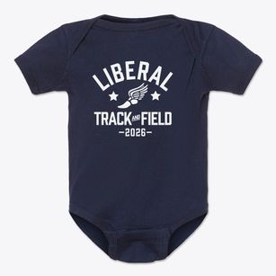 Liberal Middle School Track and Field Baby Onesie