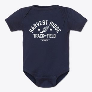 Harvest Ridge Elementary School Track and Field Baby Onesie