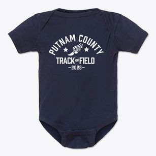 Putnam County Elementary School Track and Field Baby Onesie