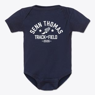 Senn Thomas Middle School Track and Field Baby Onesie