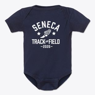 Seneca Elementary School Track and Field Baby Onesie