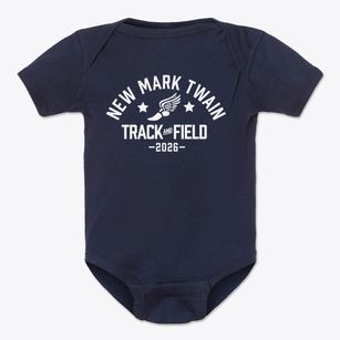 New Mark Twain Elementary School Track and Field Baby Onesie
