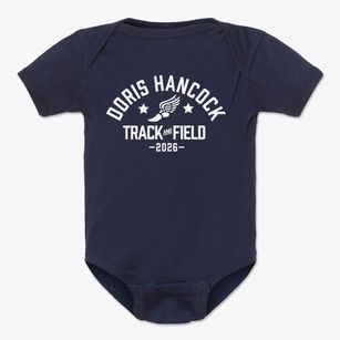 Doris Hancock Elementary School Track and Field Baby Onesie