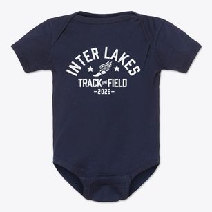 Inter Lakes Elementary School Track and Field Baby Onesie
