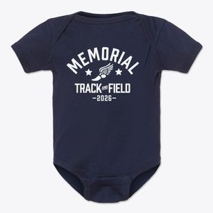 Memorial Elementary School Track and Field Baby Onesie