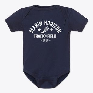 Marin Horizon School Track and Field Baby Onesie