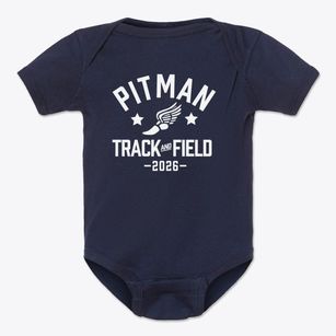Pitman High School Track and Field Baby Onesie