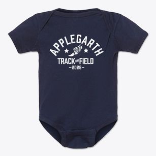 Applegarth Middle School Track and Field Baby Onesie