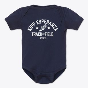 Kipp Esperanza High School Track and Field Baby Onesie