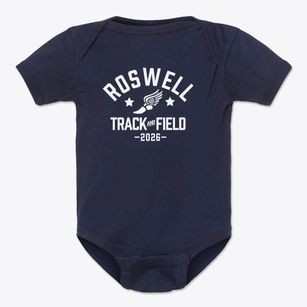 Roswell High School Track and Field Baby Onesie