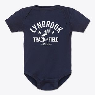 Lynbrook High School Track and Field Baby Onesie