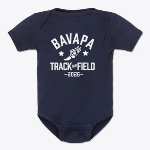 Buffalo Academy For Visual & Performing Arta Track and Field Baby Onesie