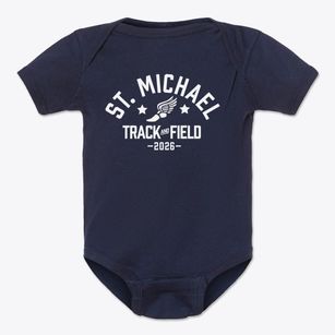 Saint Michael High School Track and Field Baby Onesie